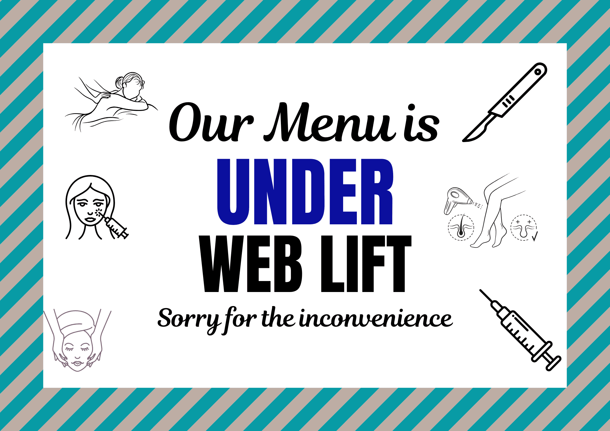 Menu under construction