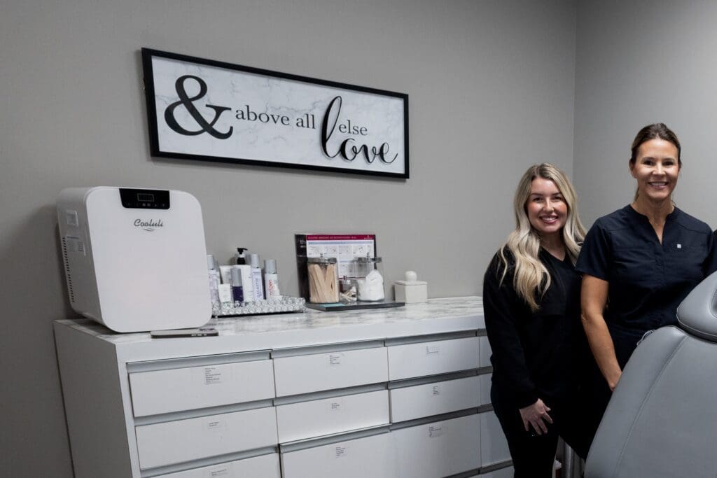 Injectable treatment room and medical team at Pure Image Laser & Spa in Indianapolis